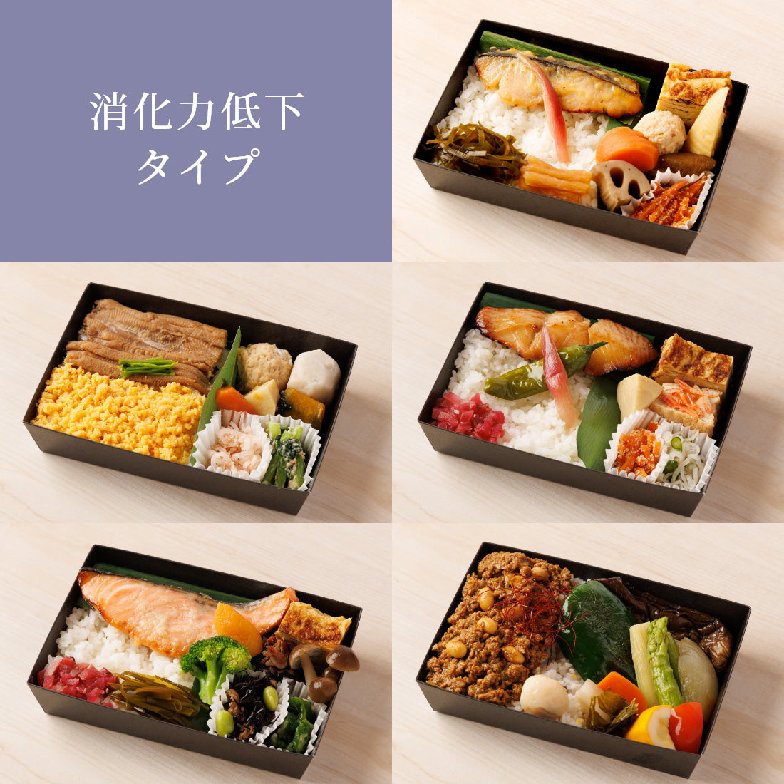 消化力低下タイプ弁当 5食セット