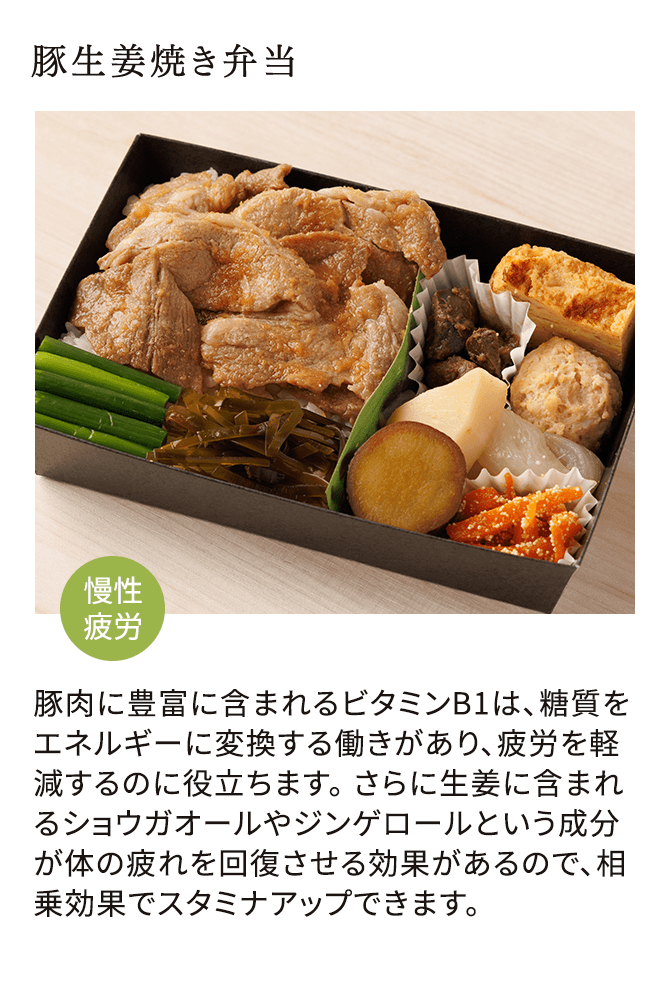豚生姜焼き弁当